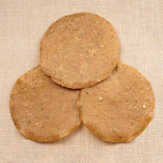 Wheat khichiya  papad