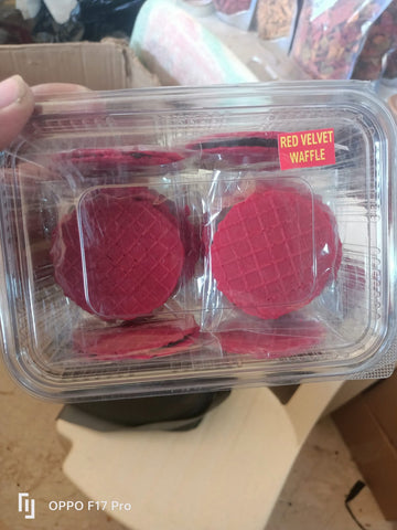 red velvet waffles